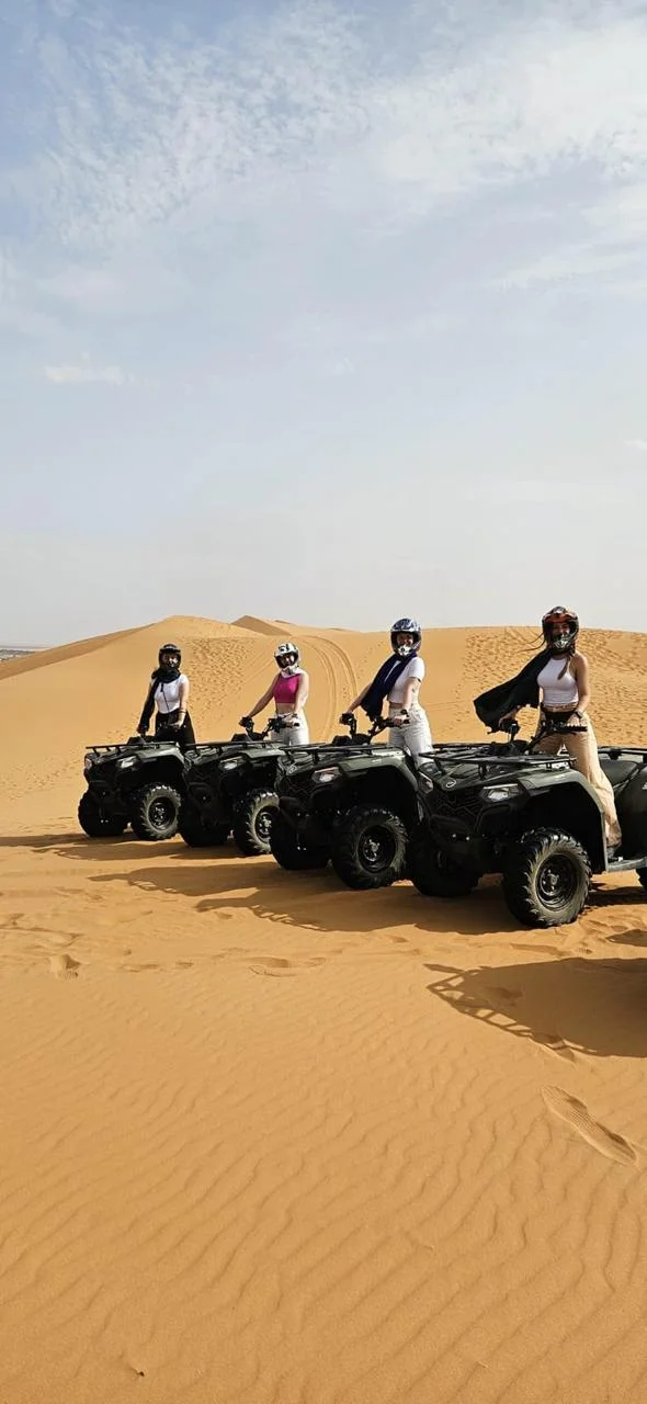 Group quad biking experience in the Merzouga desert